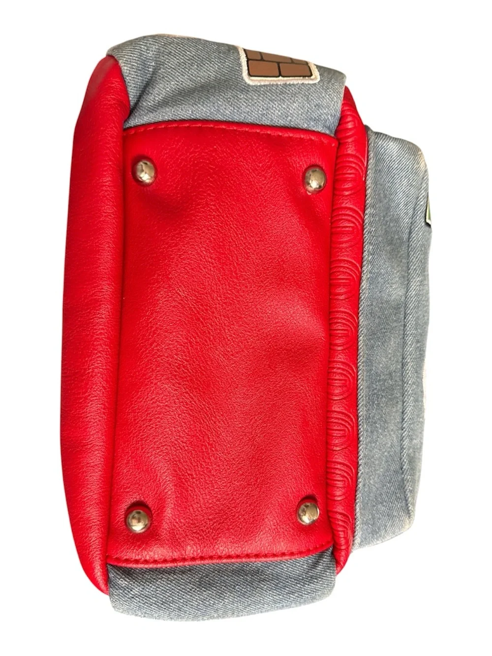 Bioworld Super Mario Icon Patches Embossed Mini Backpack.